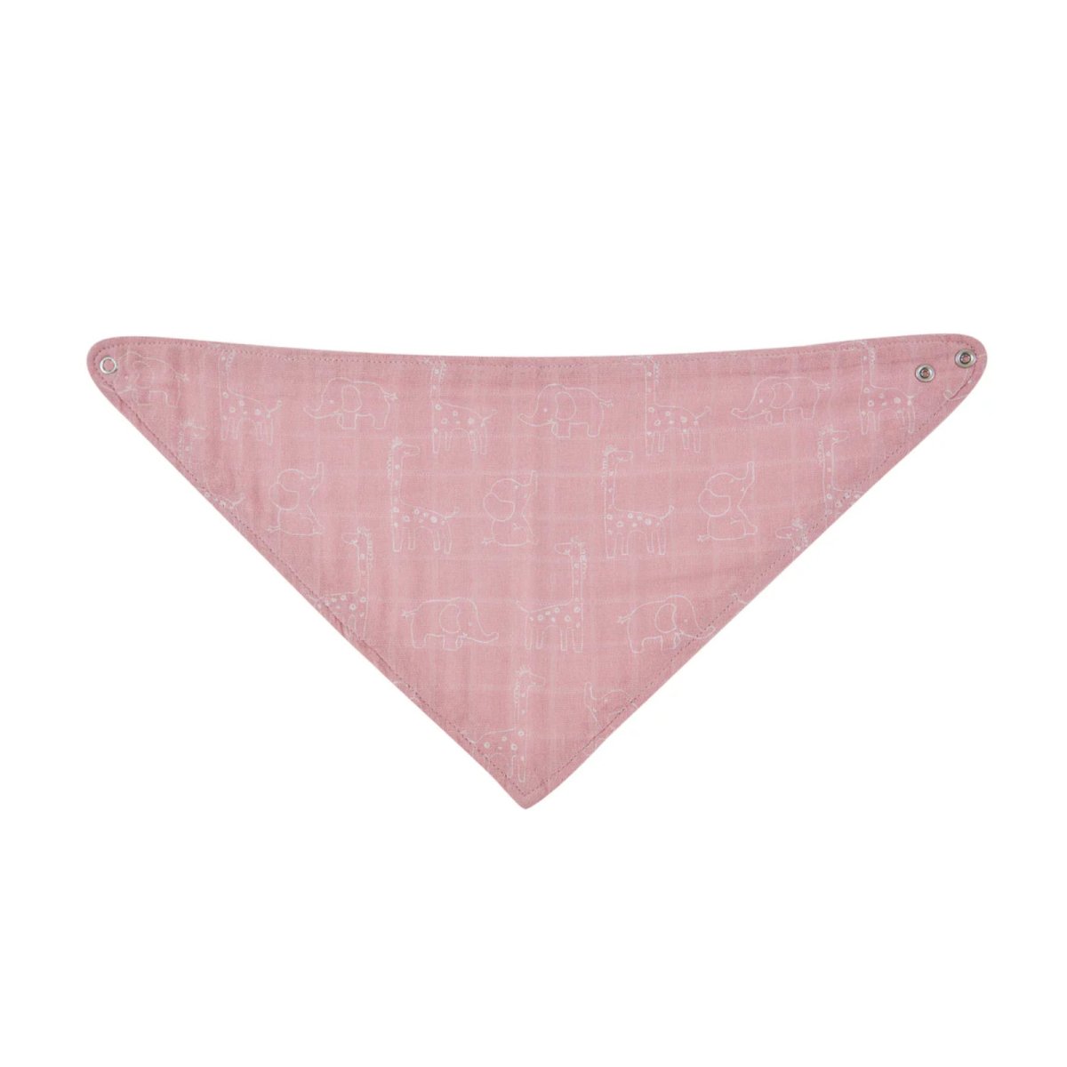 3 Pack Muslin Bandana Bibs - Pink