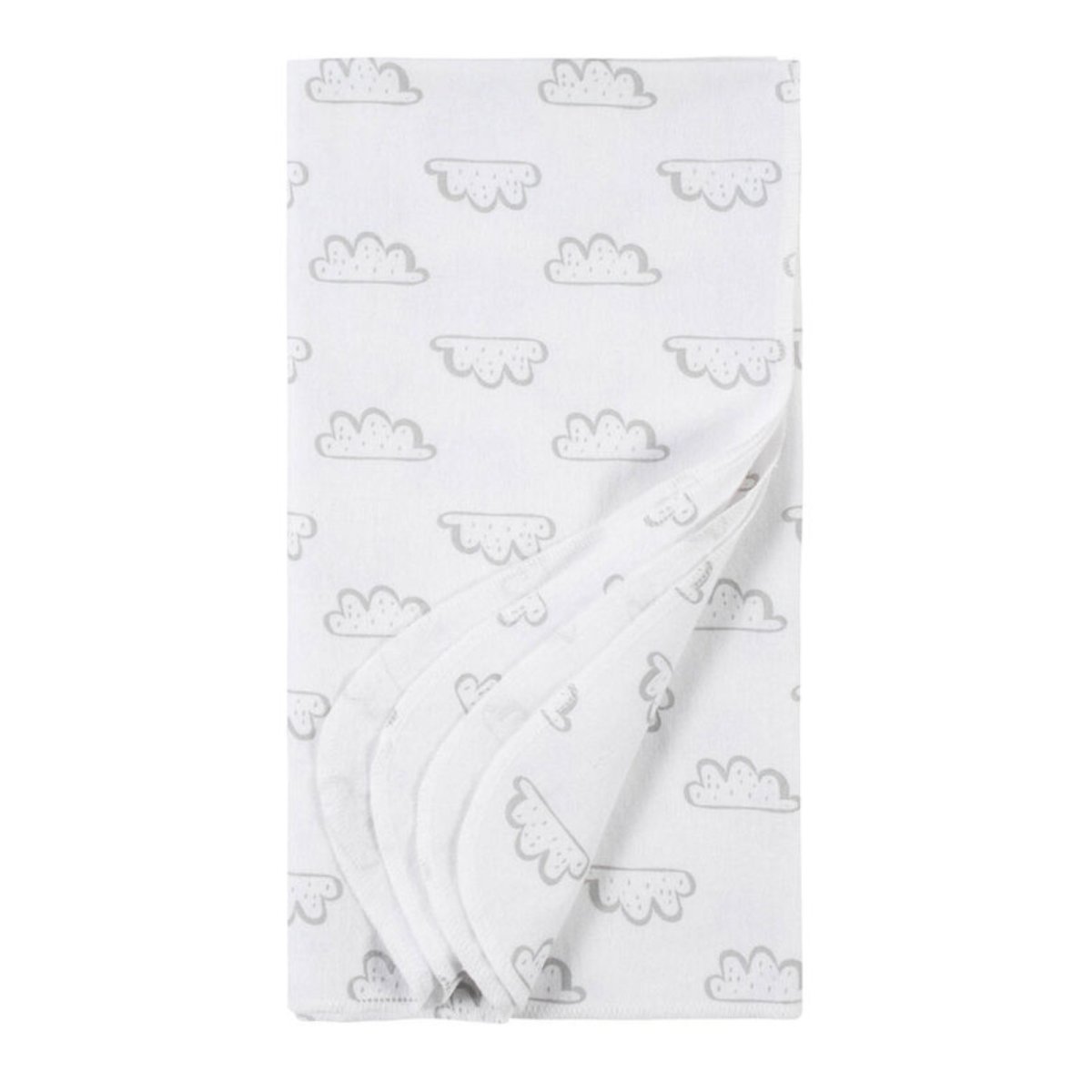 4-Pack Baby Baby Animals Flannel Receiving Blankets