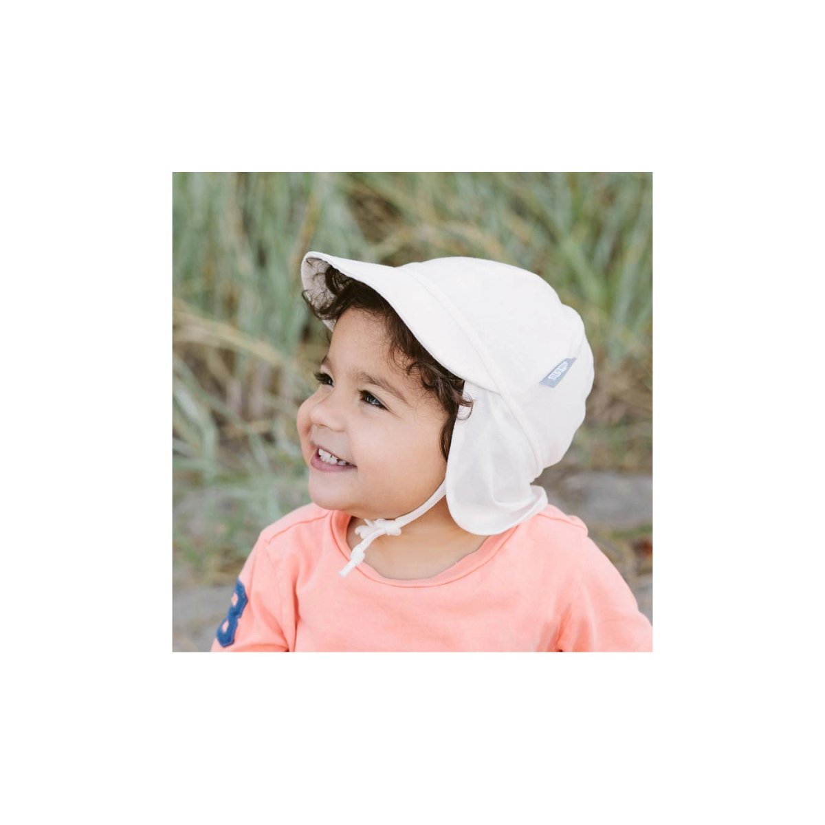 Sun Soft Baby Cap - White