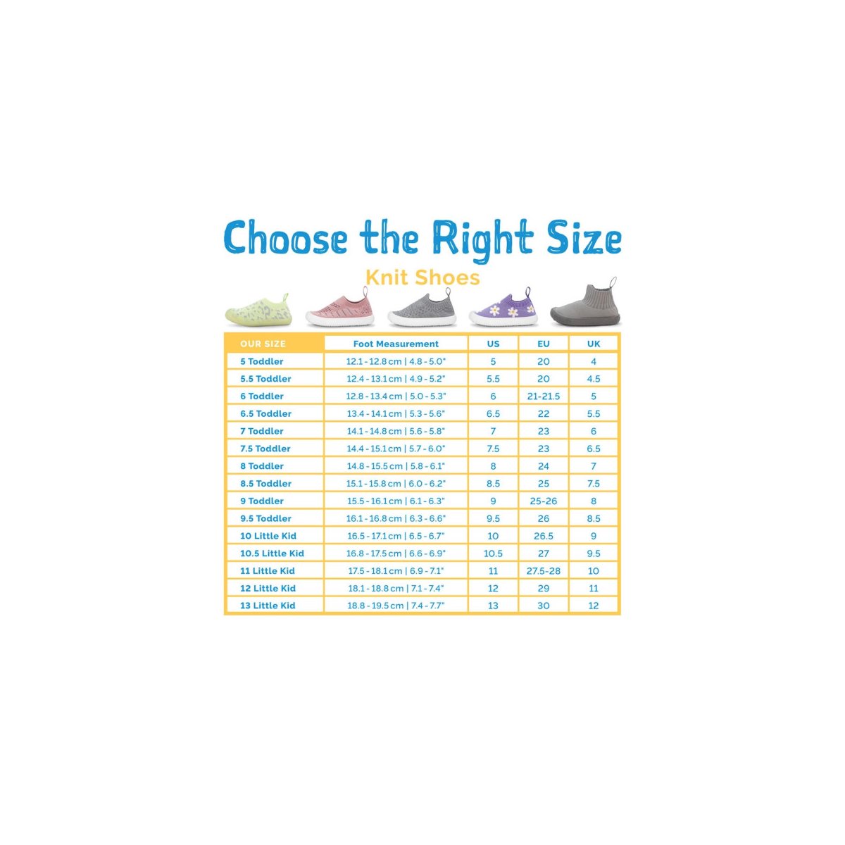 Graphic Knit Shoes - Summer Camp