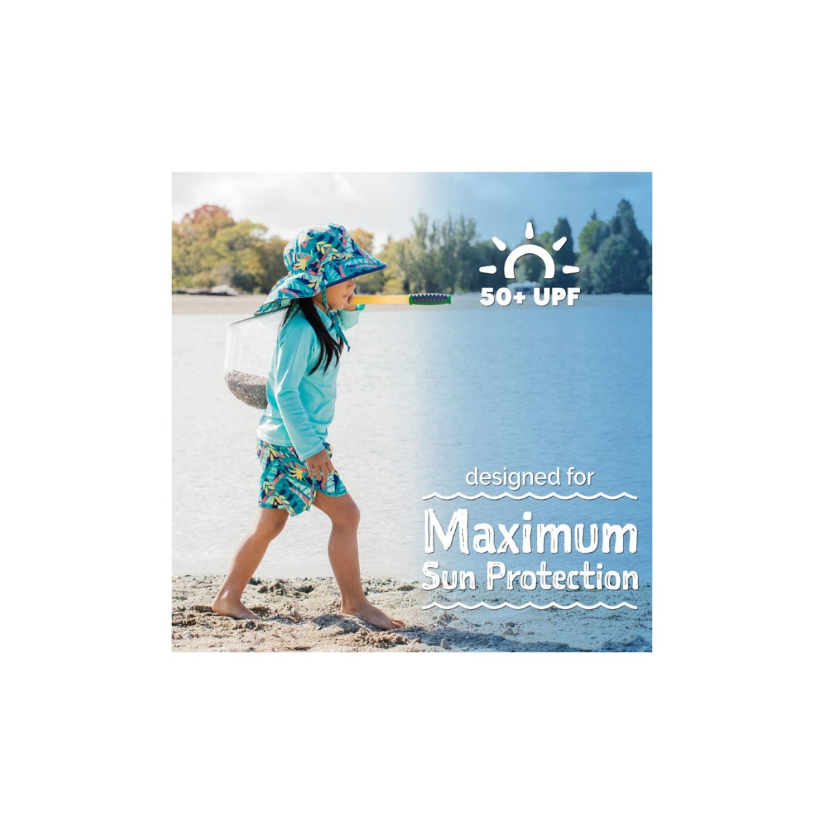 Long Sleeve UV Top - Lagoon