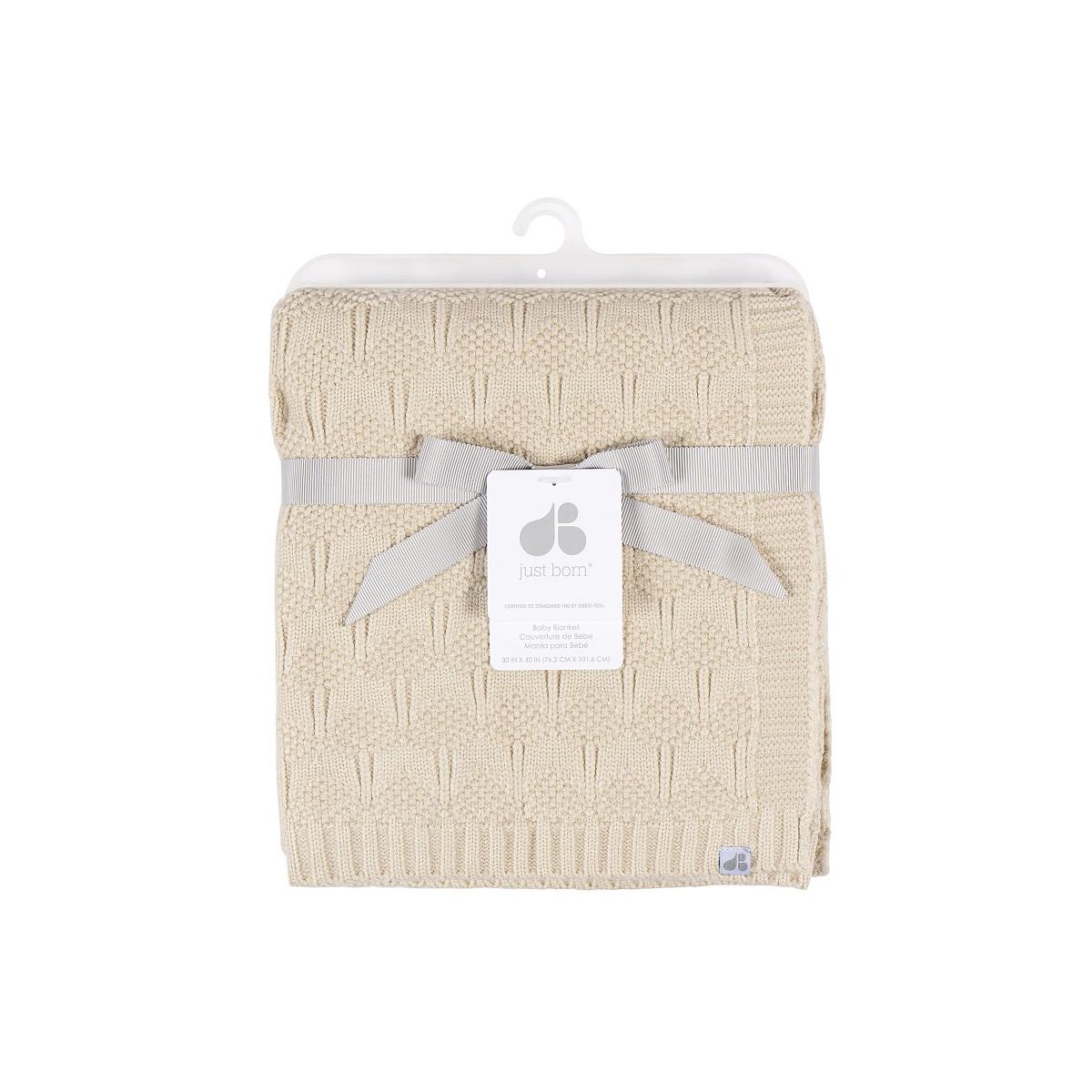 Sweater Knit Blanket - Tan