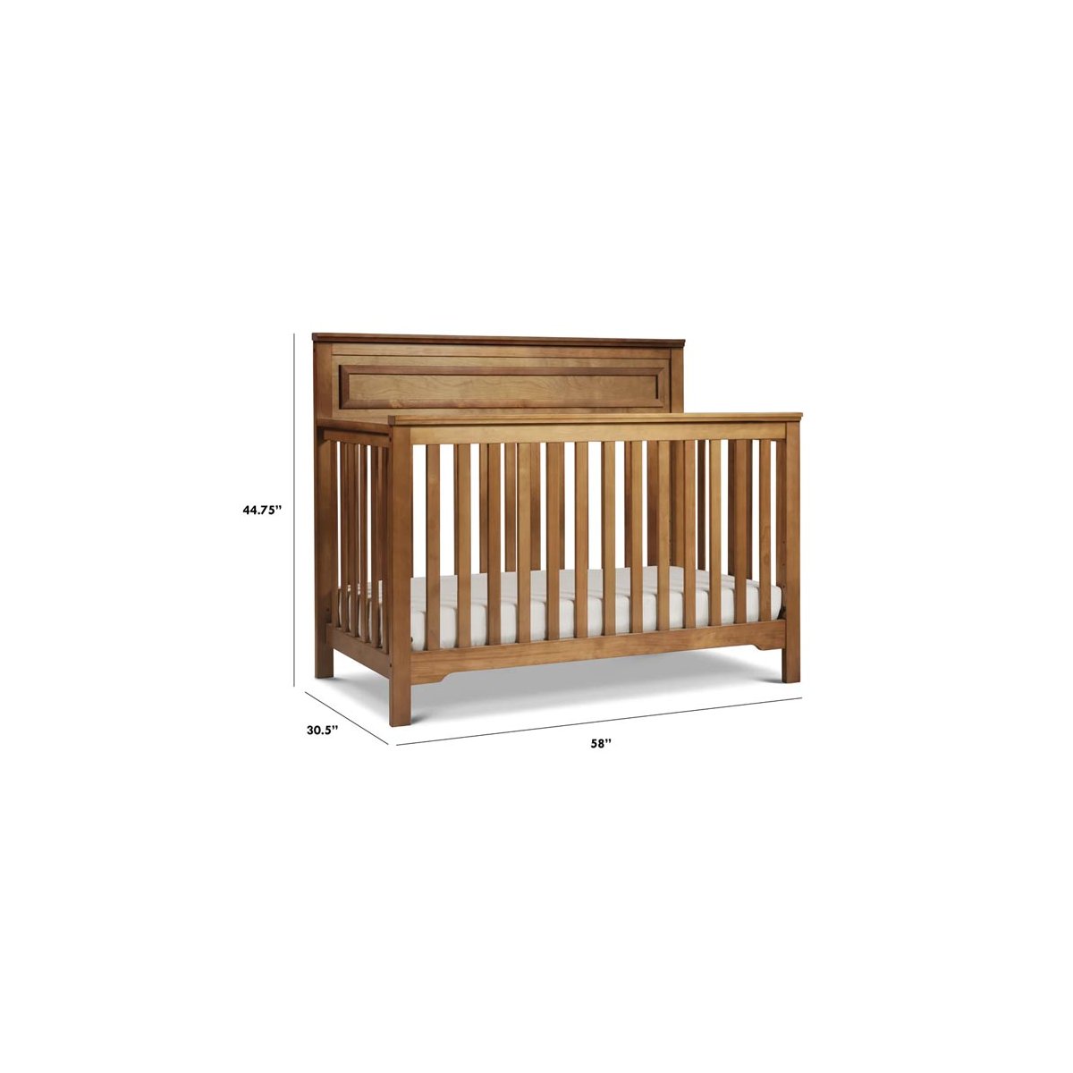 Autumn 4 In 1 Convertible Crib - Chestnut
