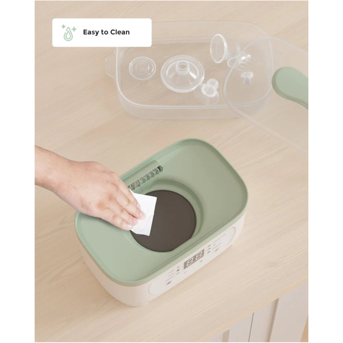8-in-1 Baby Bottle Steam Sterilizer - White