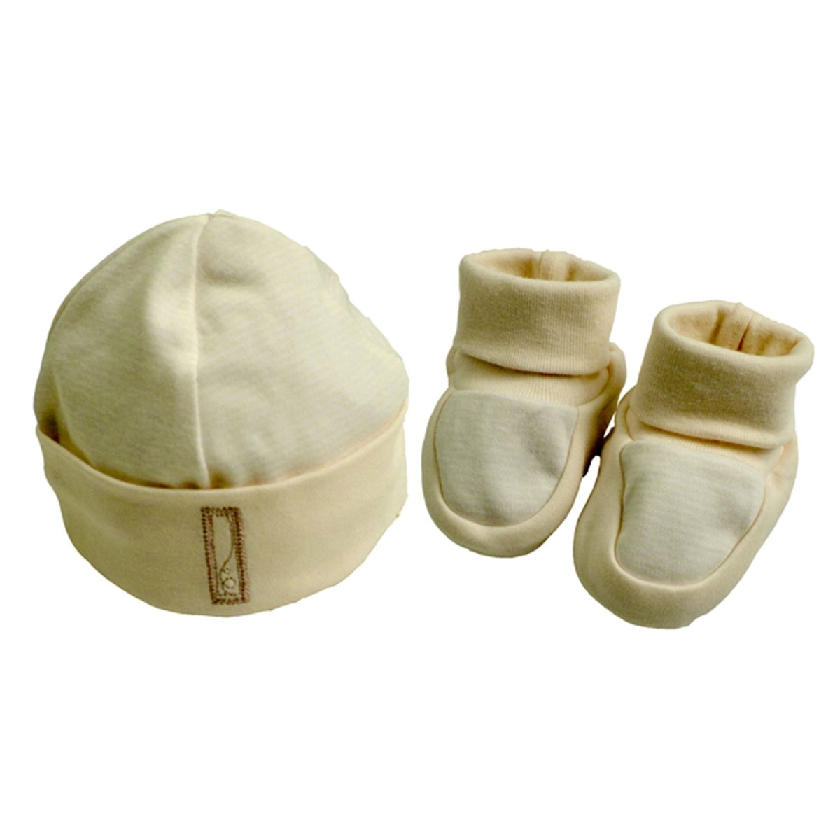 Kushies Everyday Accessory Set - Yellow Stripe Preemie