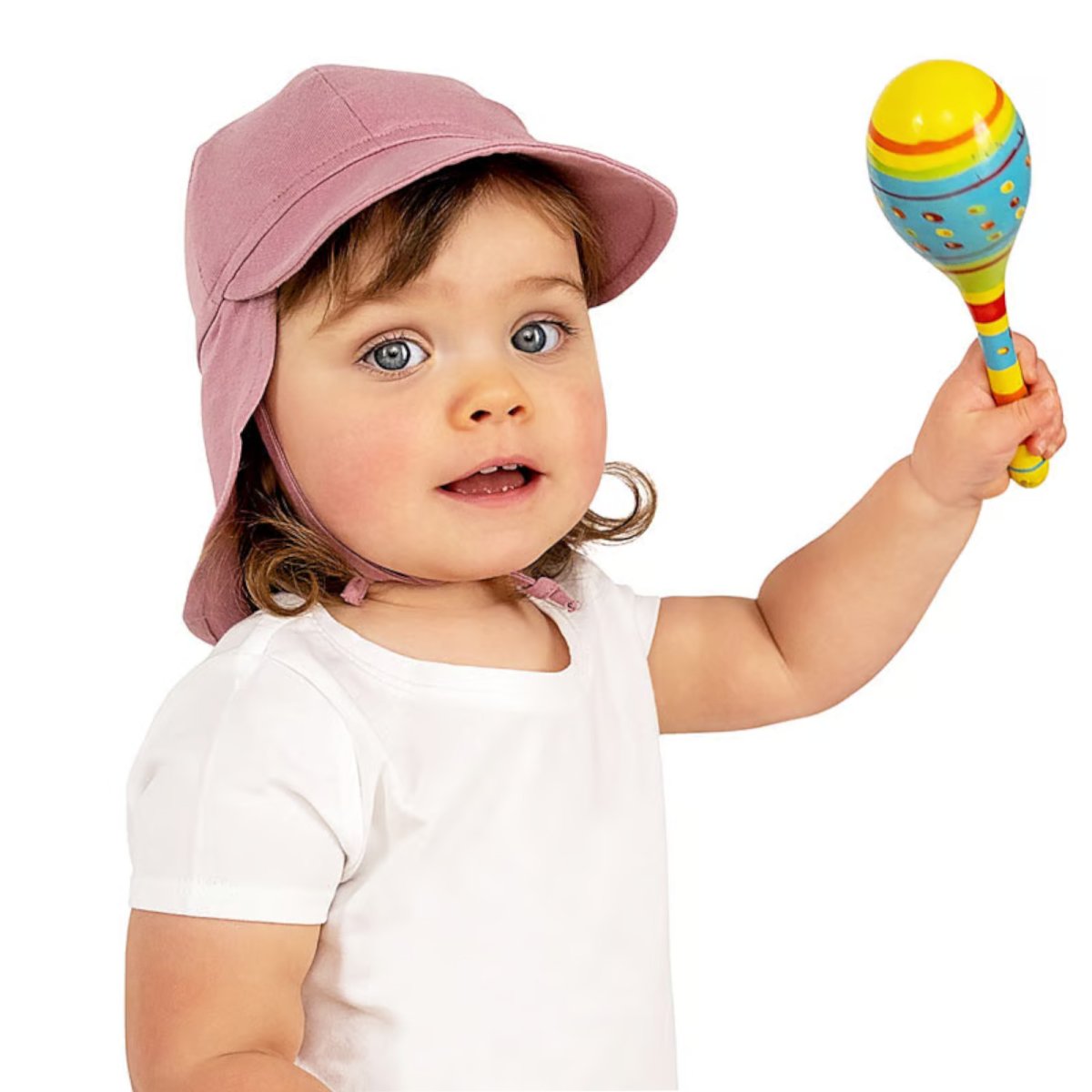 Sun Soft Baby Cap - Dusty Rose
