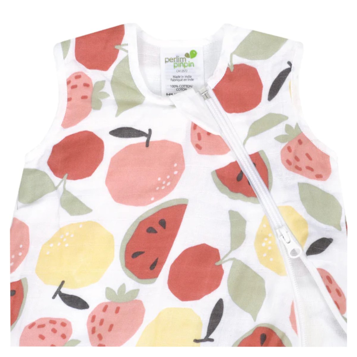 Cotton Muslin Sleep Bag - Fruits