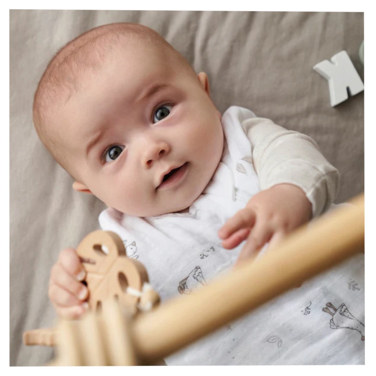 Cotton Muslin Sleep Bag - Goose