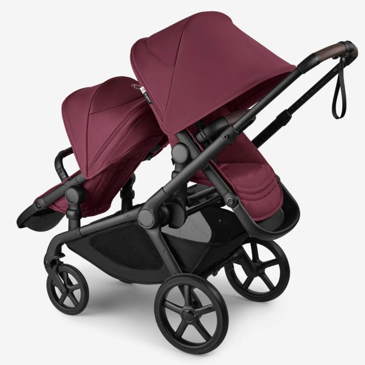 Kangaroo Sibling Seat Black/Dark Cherry