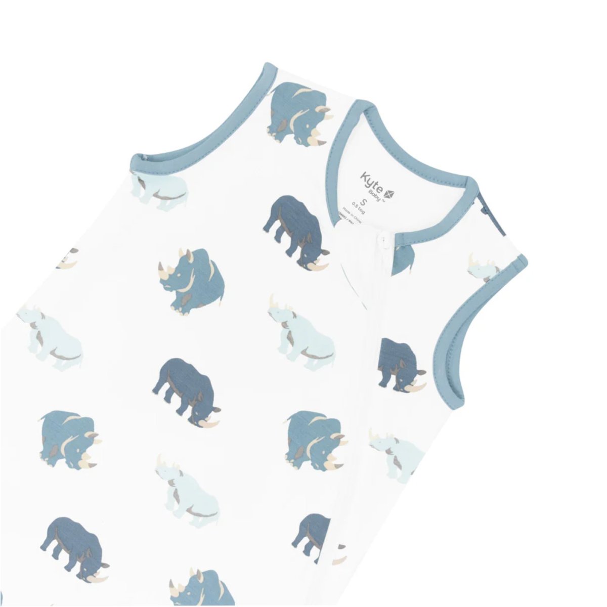 Printed Sleep Bag 0.5 Tog - Rhino