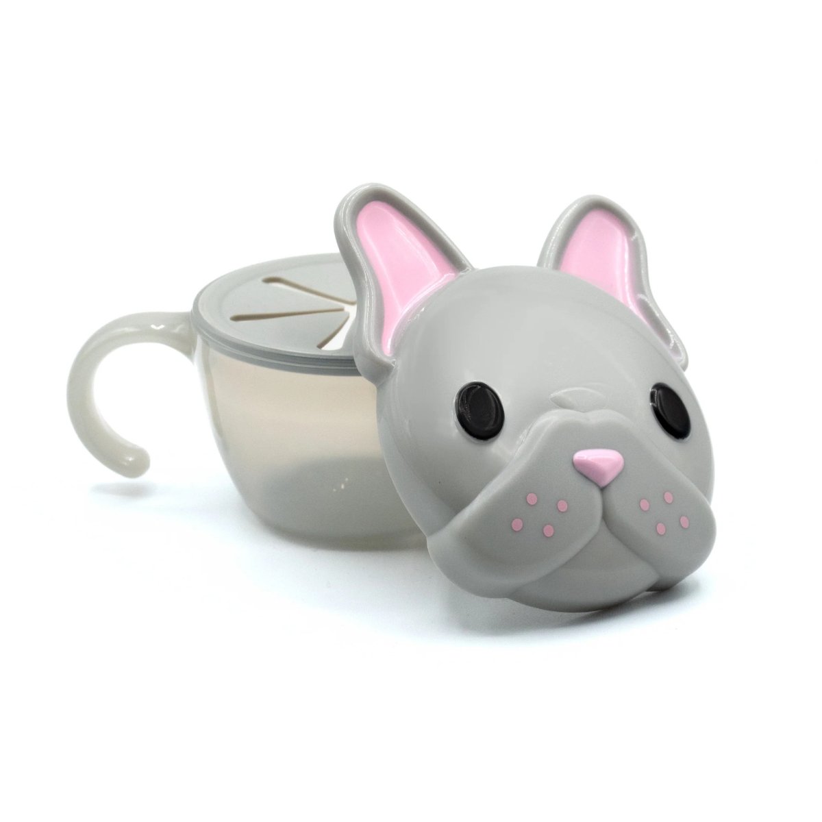 Snack Container with Finger Trap - Bulldog