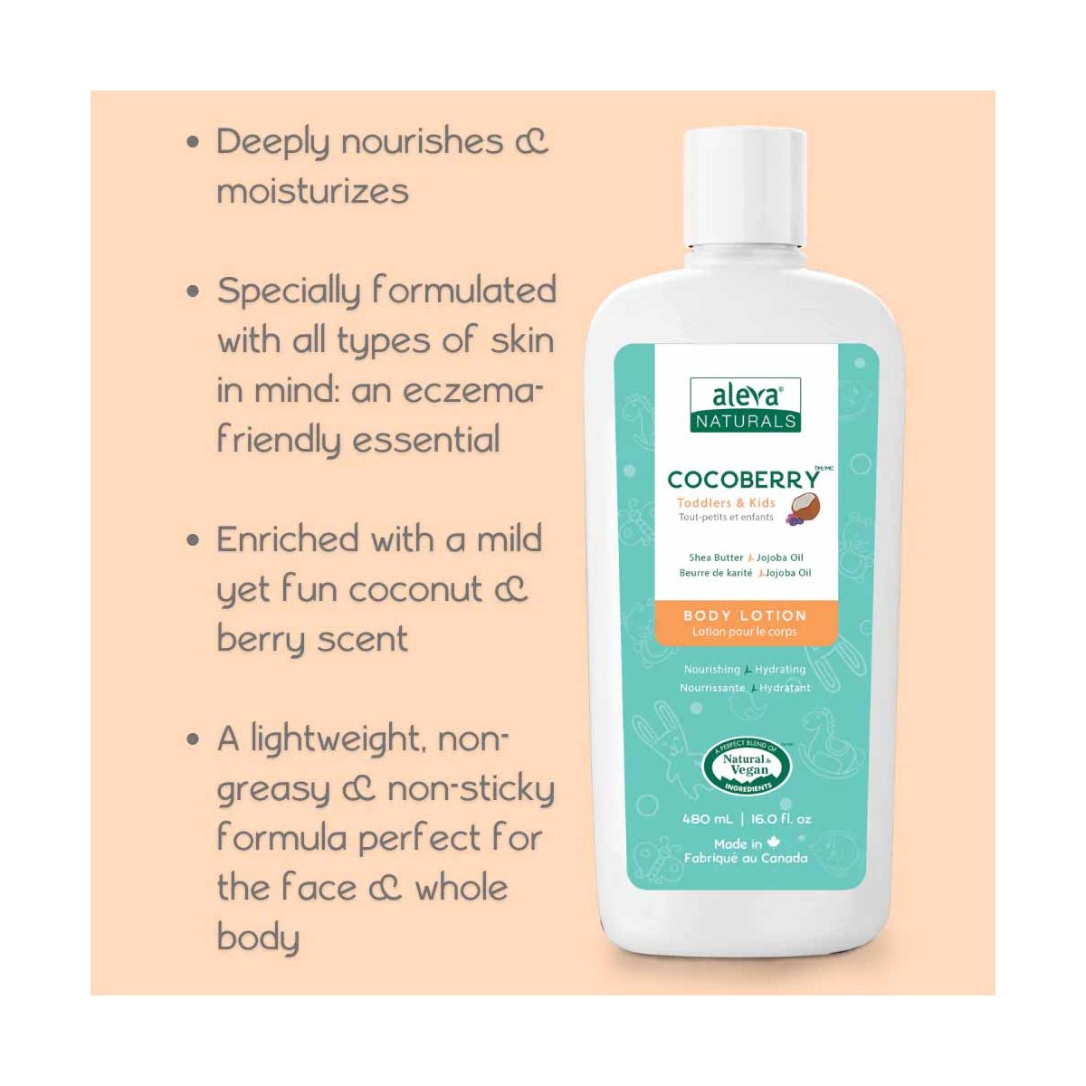 Cocoberry Toddler & Kids Body Lotion