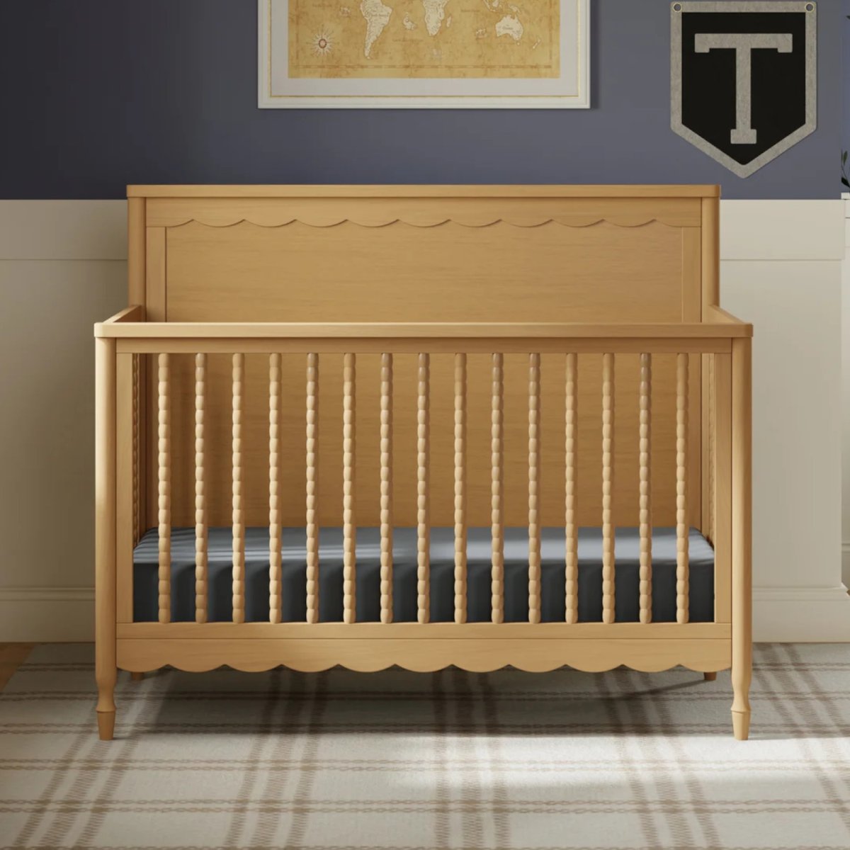 Ambrosia 4-in-1 Convertible Crib - Honey