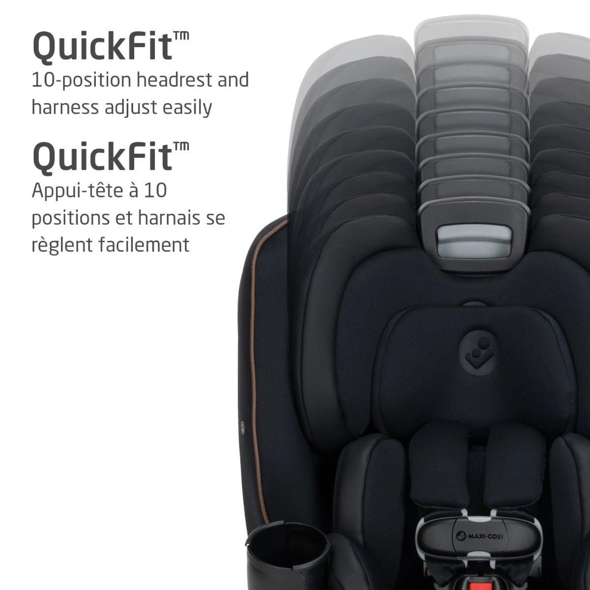 Andi 360 Rotating All-in-One Convertible Car Seat Authentic Truffle