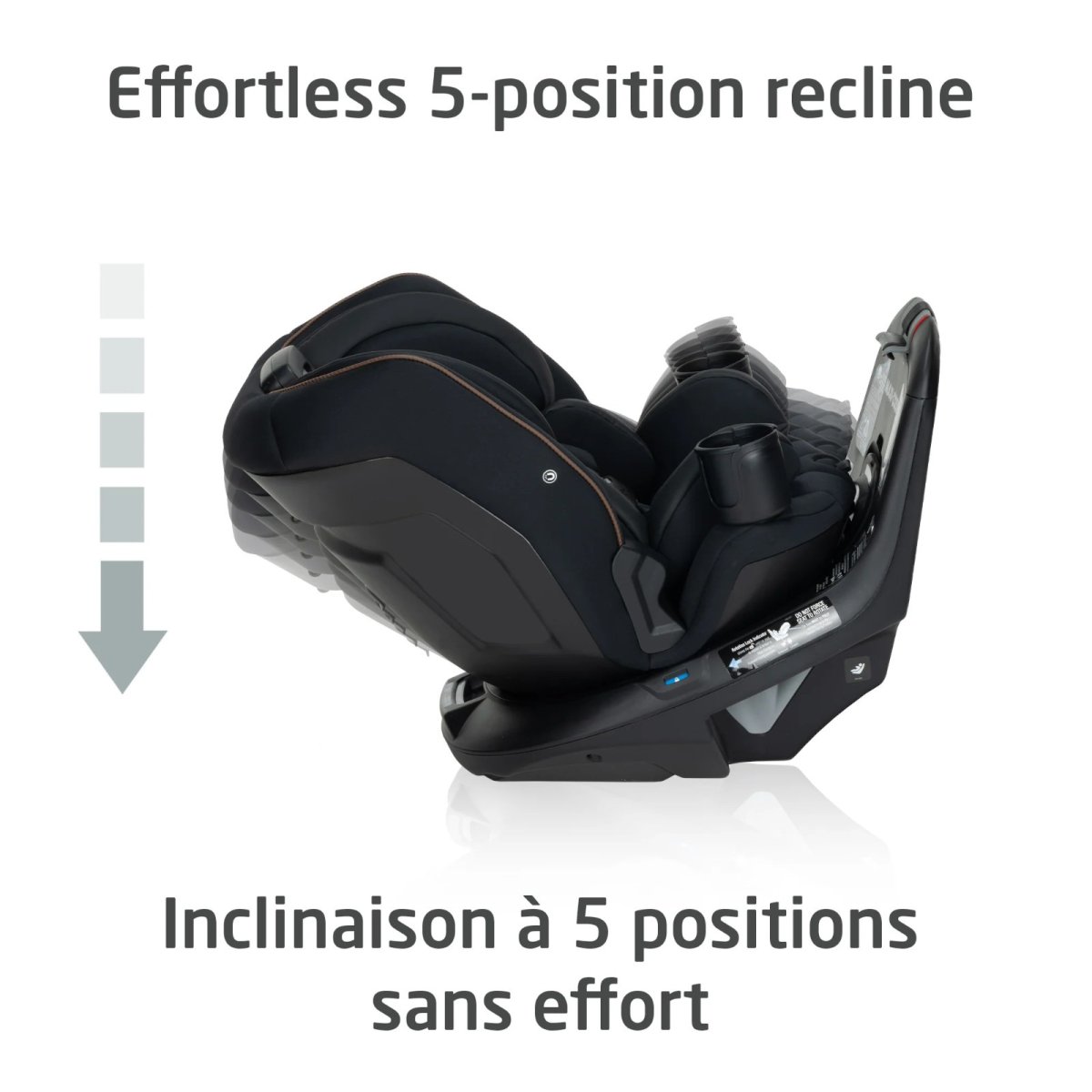 Andi 360 Rotating All-in-One Convertible Car Seat Authentic Truffle