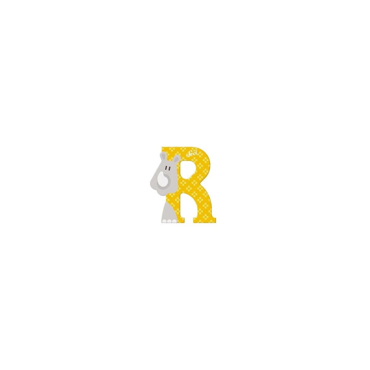 Animal Wooden Letter - R