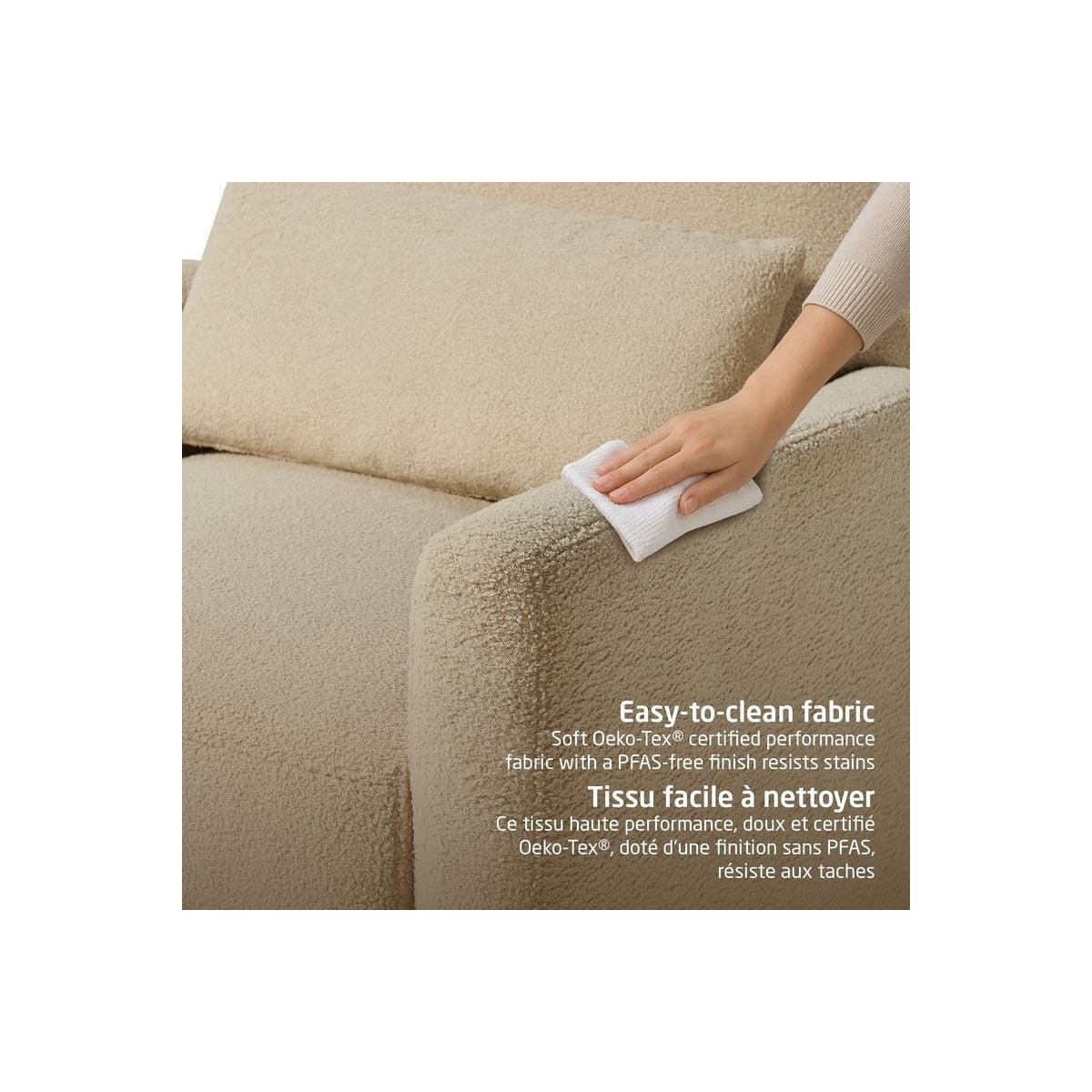 Ansel Tapered Power Recliner - S Linen