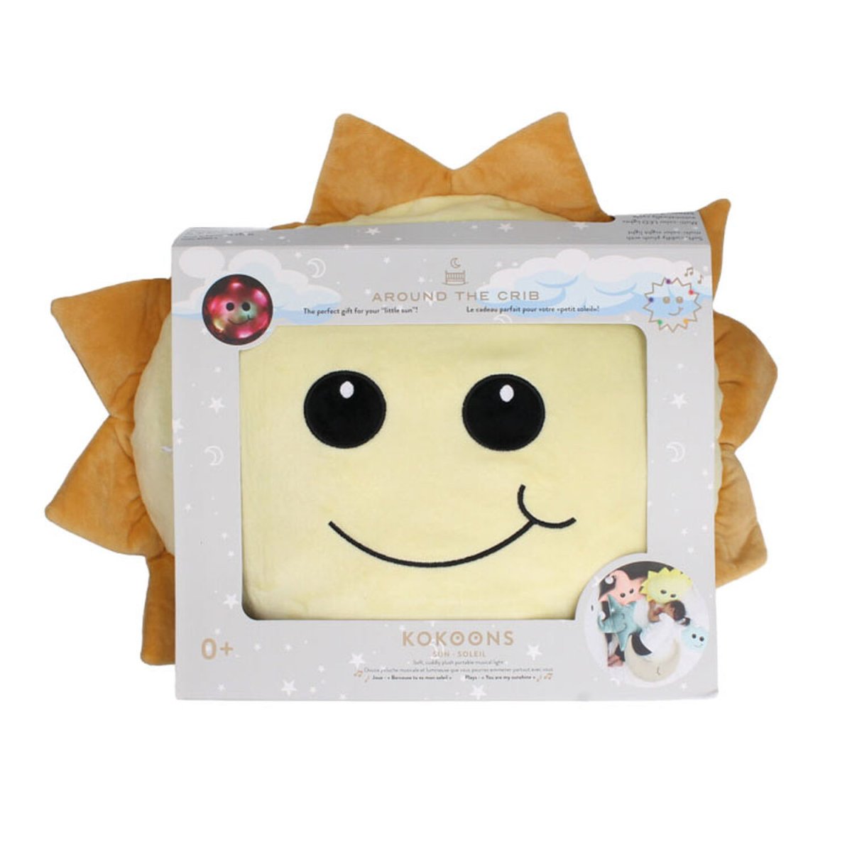 Kokoons Plush with LED & Sound - Gold Sun