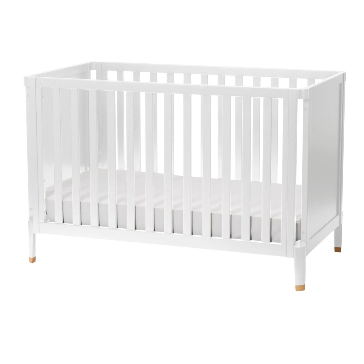 Aster 4-in-1 Convertible Crib - White