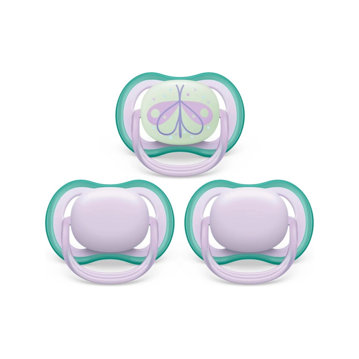 Ultra Air Day and Night 3 pk Pacifier 0 - 6m