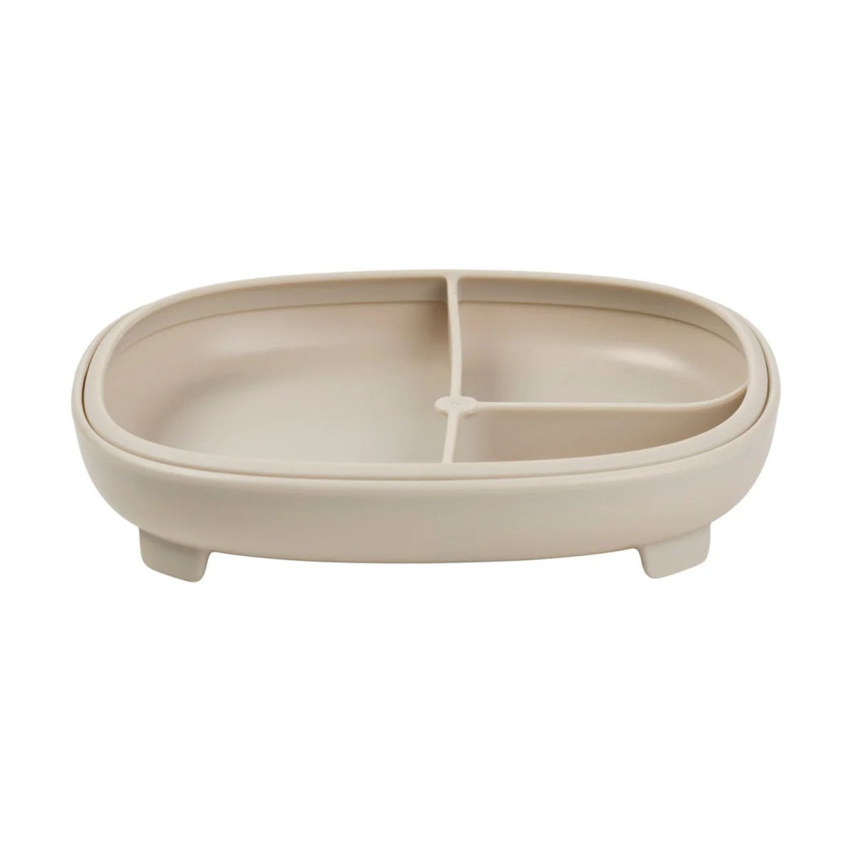 2 in 1 Suction Plate - Latte