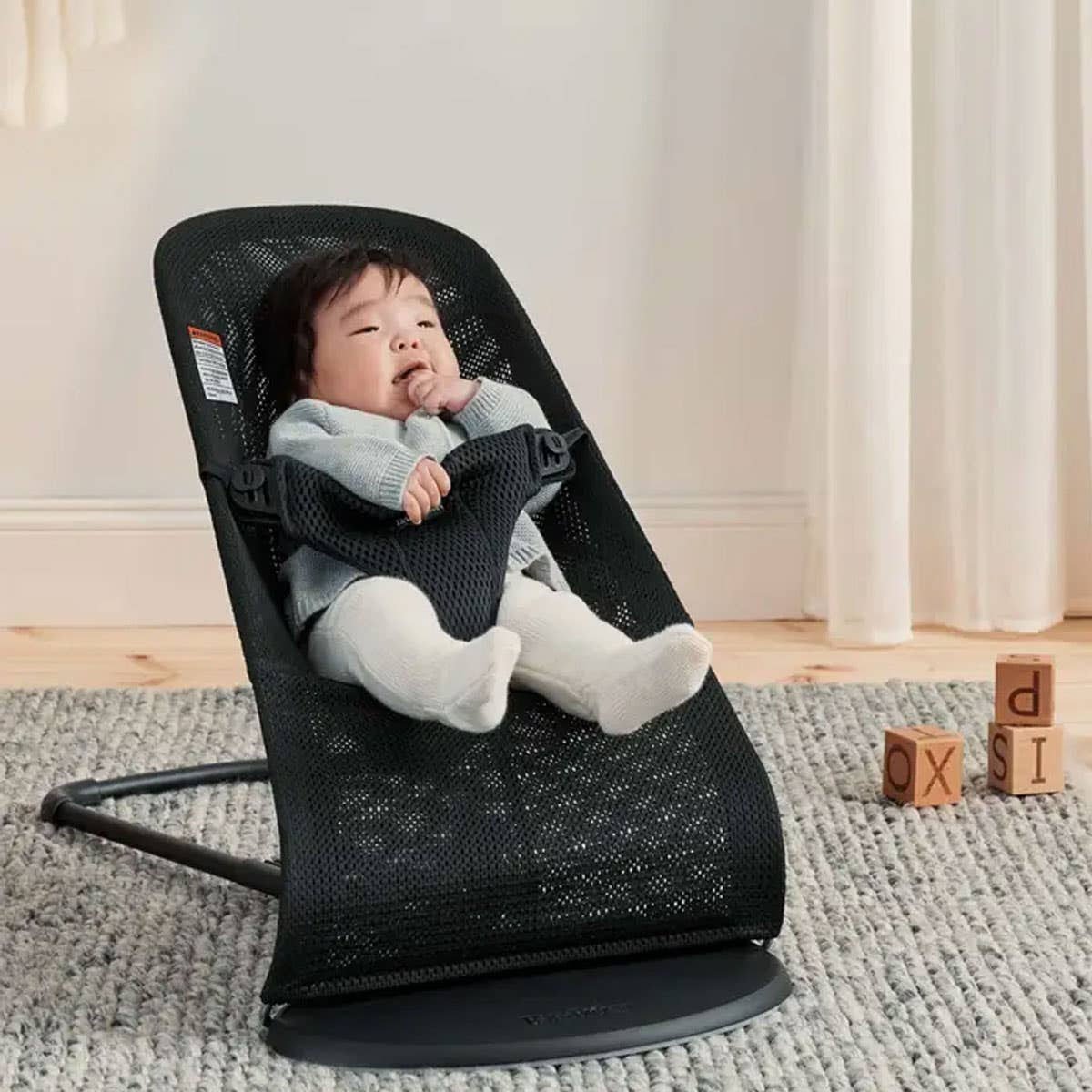 Holiday Bundle - Bouncer Bliss Black and Landscape Mini Carrier