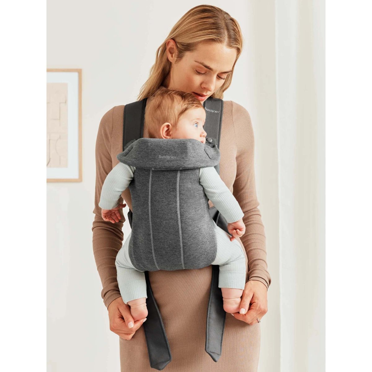 Baby Carrier Mini - 3D Jersey, Dark Grey