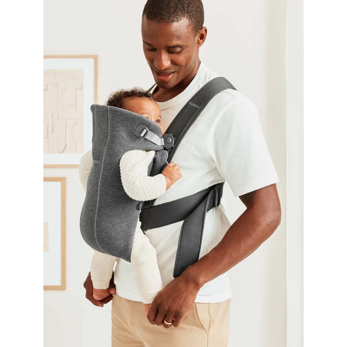 Baby Carrier Mini - 3D Jersey, Dark Grey