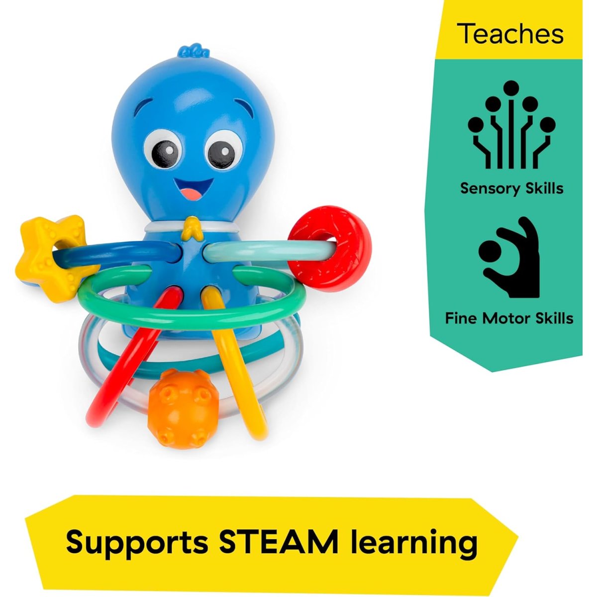 Opus's Shake & Soothe Teether Toy & Rattle