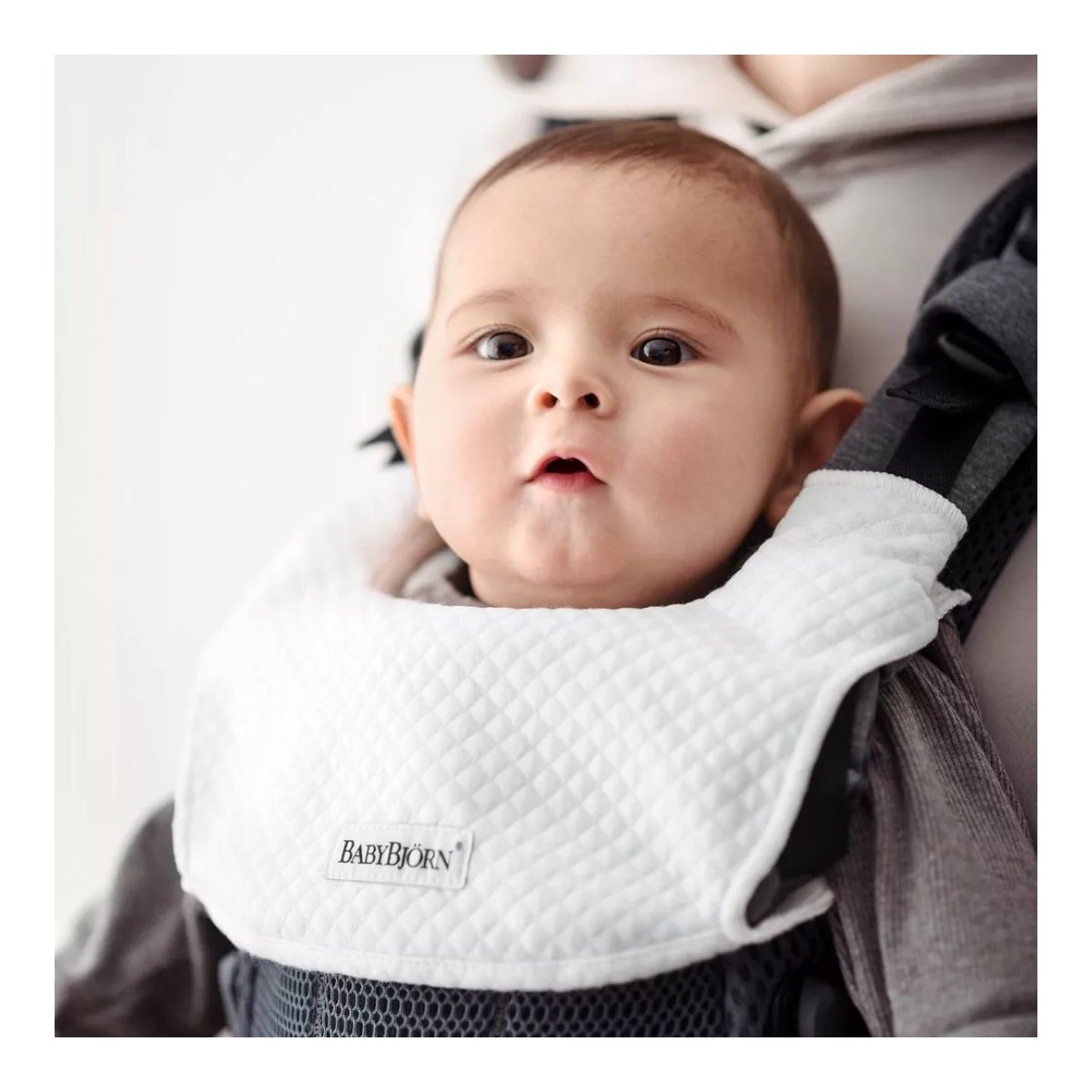 Bib for Harmony Carrier - Natural White