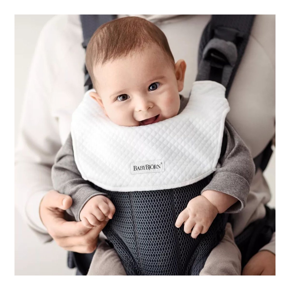 Bib for Harmony Carrier - Natural White