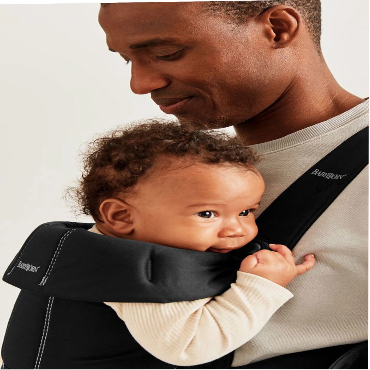 Baby Carrier Mini - Cotton, Woven Black