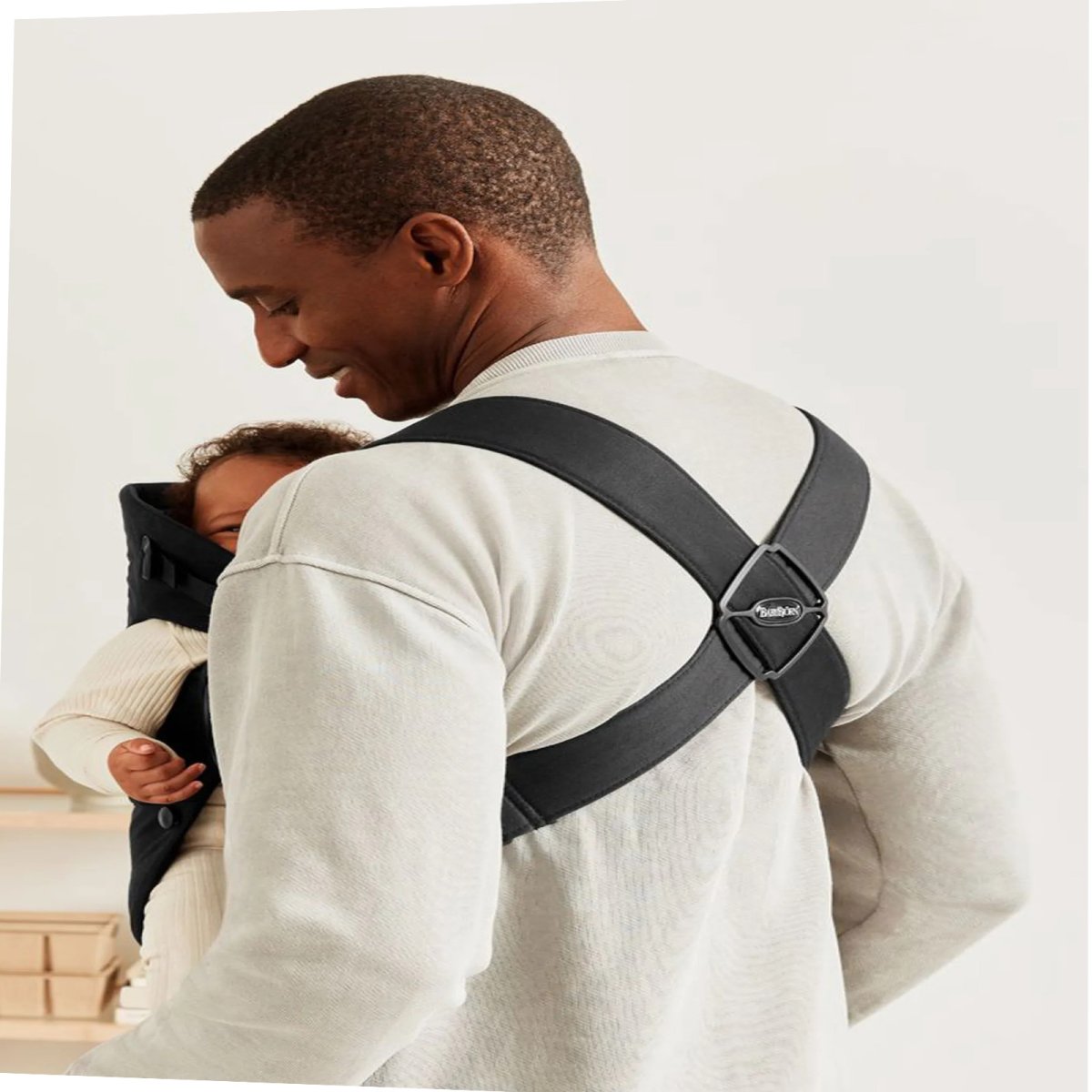 Baby Carrier Mini - Cotton, Woven Black