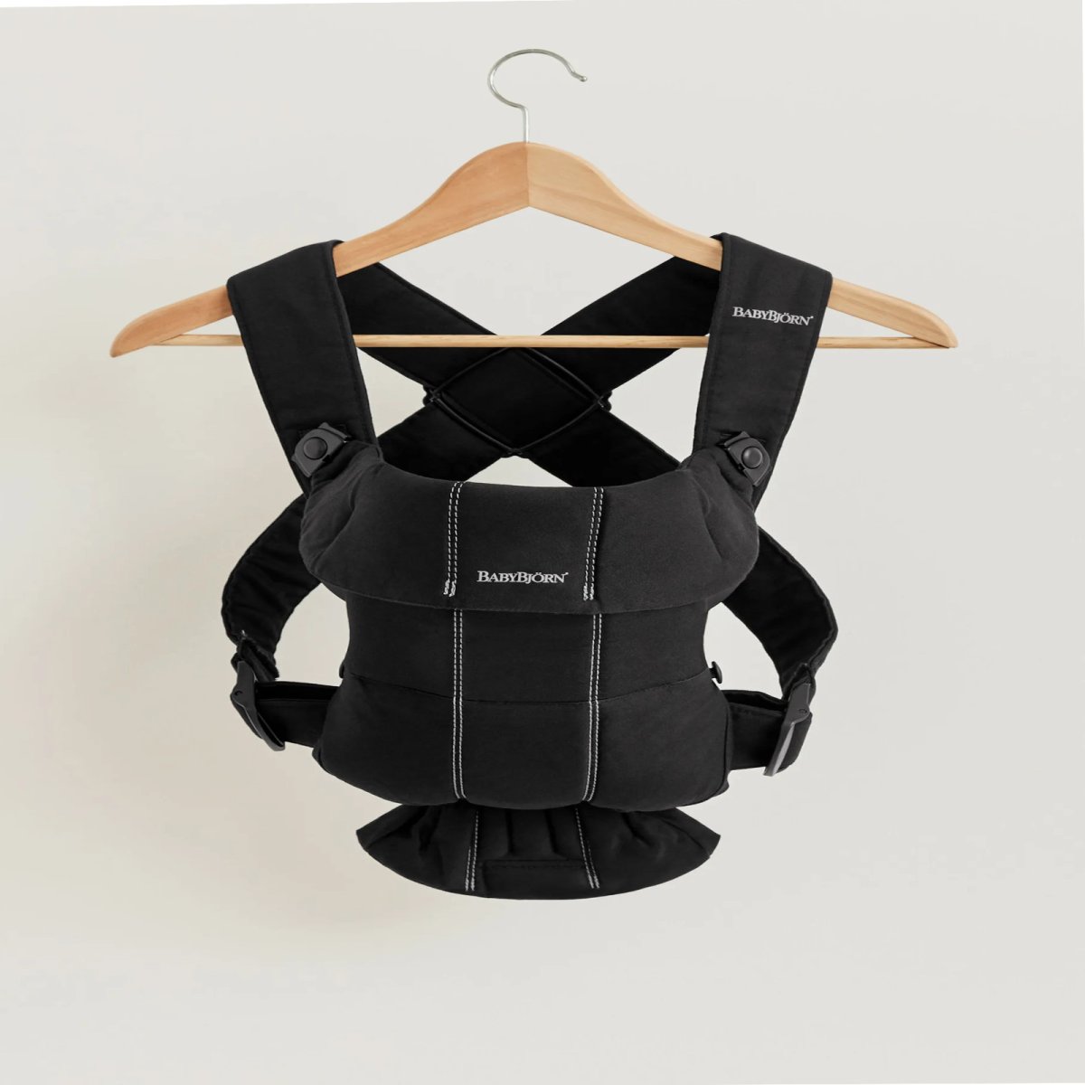 Baby Carrier Mini - Cotton, Woven Black