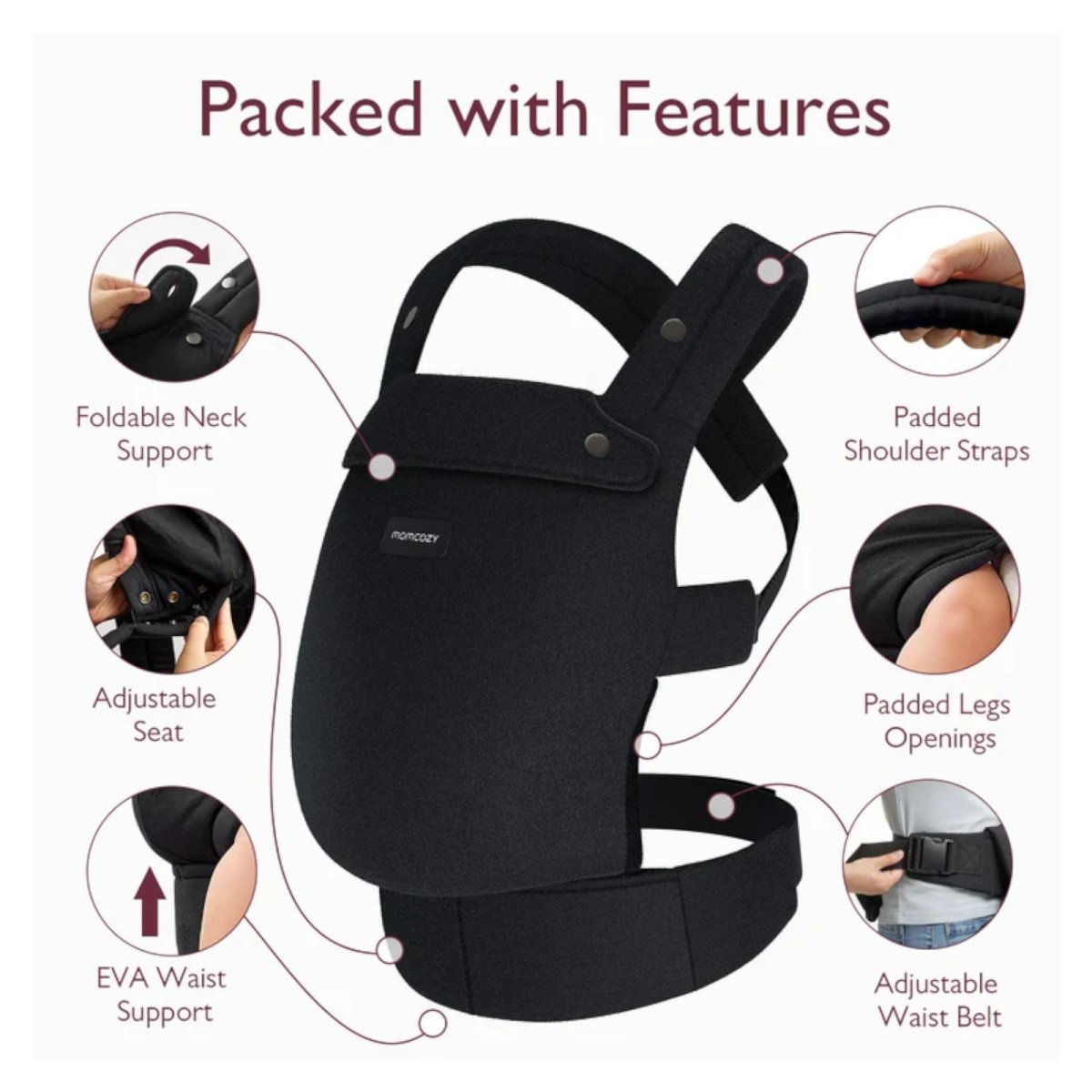 Baby Carrier Newborn to Toddler - Black