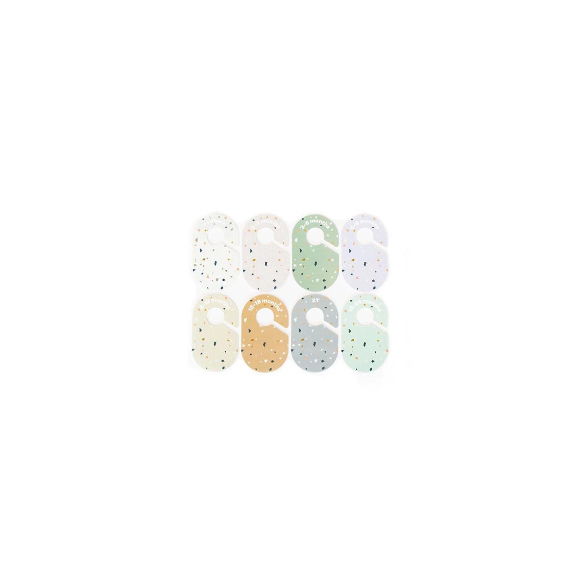 Baby Closet Dividers - Newborn to 24 months - Terrazzo
