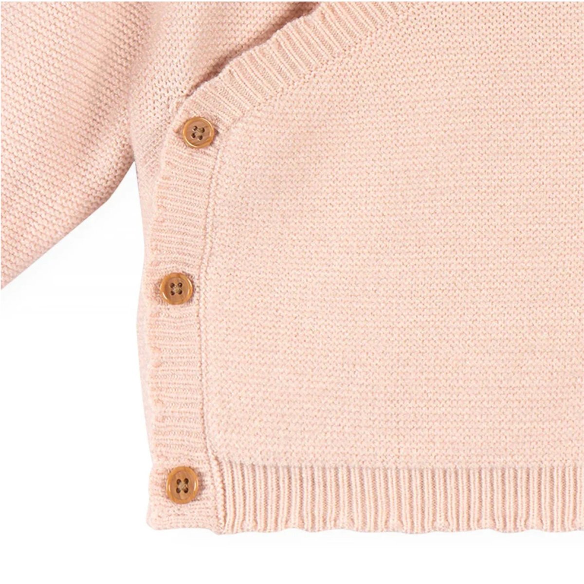 Baby Girl 2-Piece Scalloped Sweater - PINK