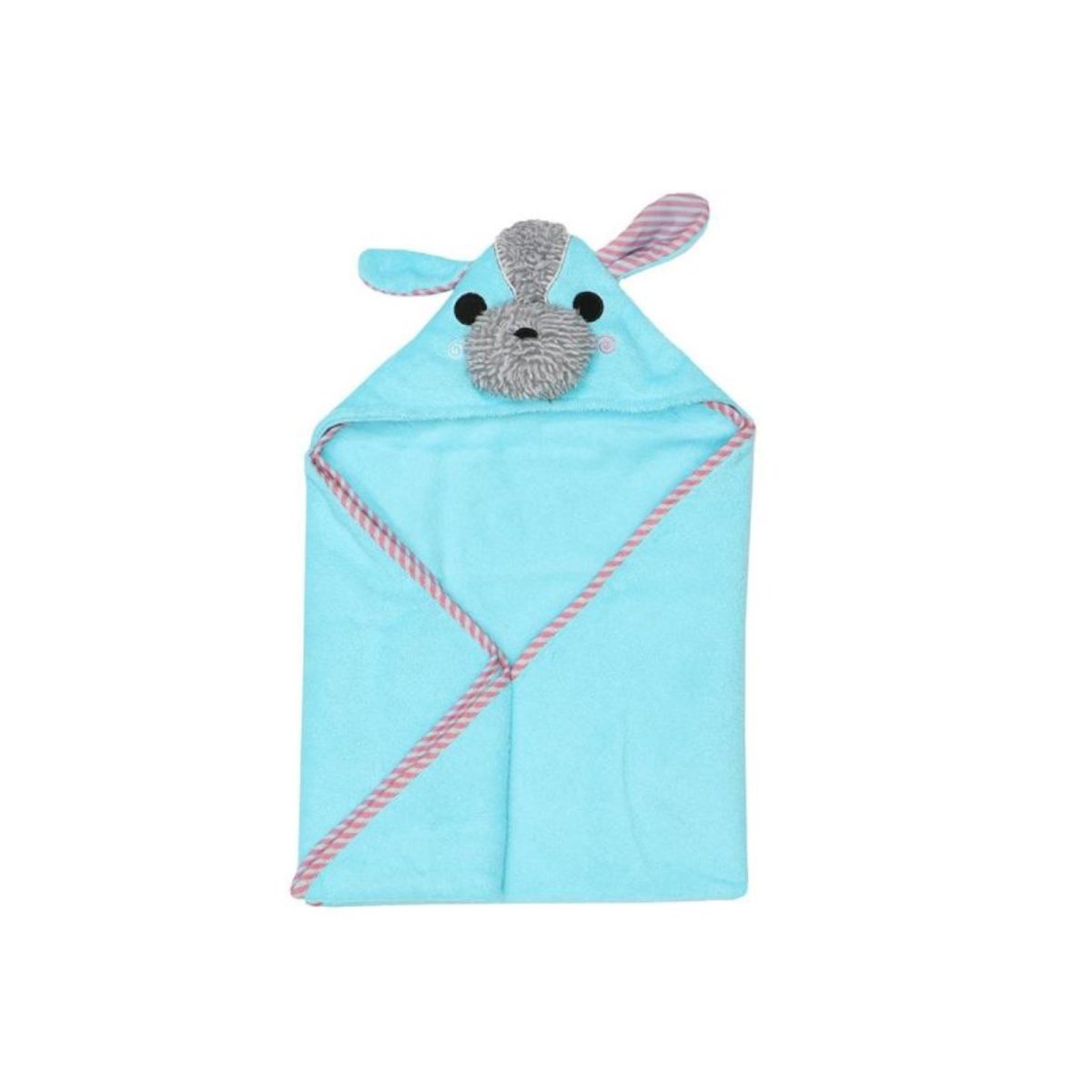 Baby Snow Terry Hooded Bath Towel - Yoko Yorkie
