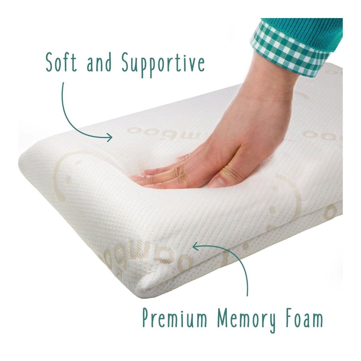 Toddler Pillow with Bamboo Pillow Case