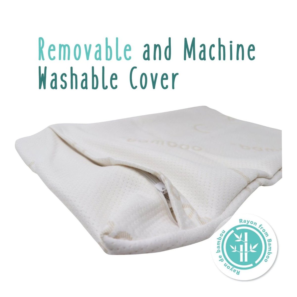 Toddler Pillow with Bamboo Pillow Case