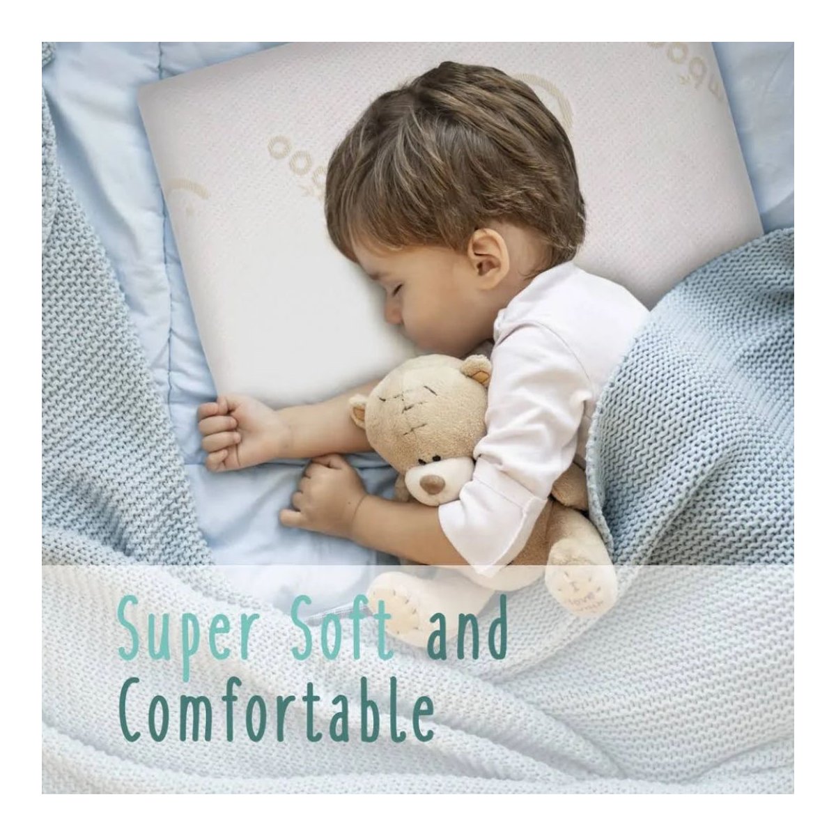 Toddler Pillow with Bamboo Pillow Case