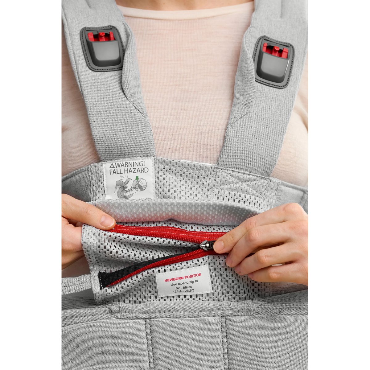 Baby Carrier Harmony Woven Melange Light Gray