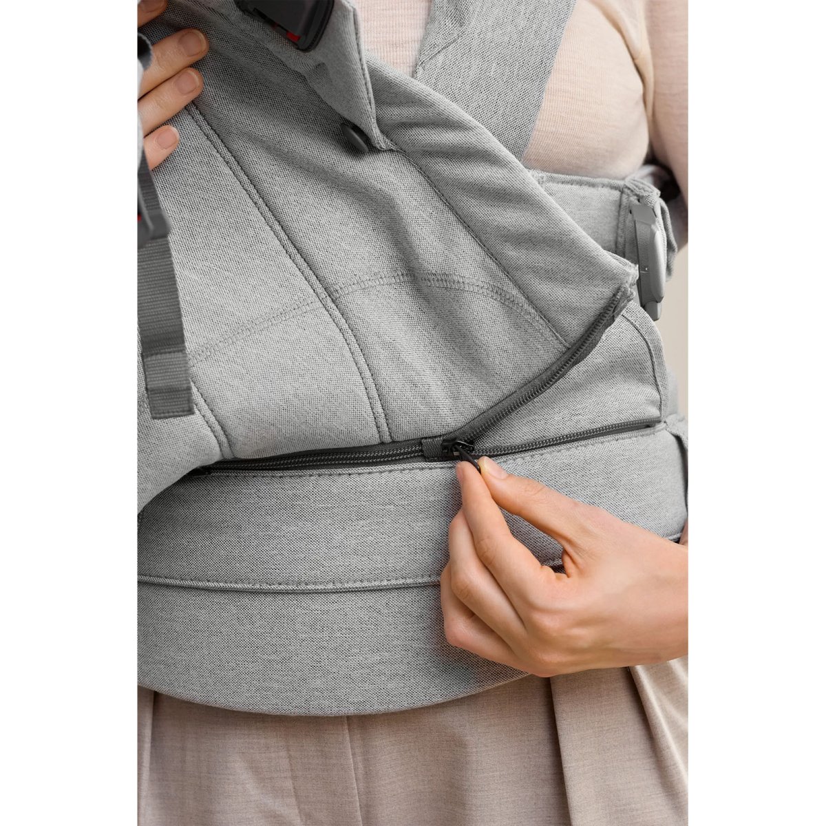 Baby Carrier Harmony Woven Melange Light Gray