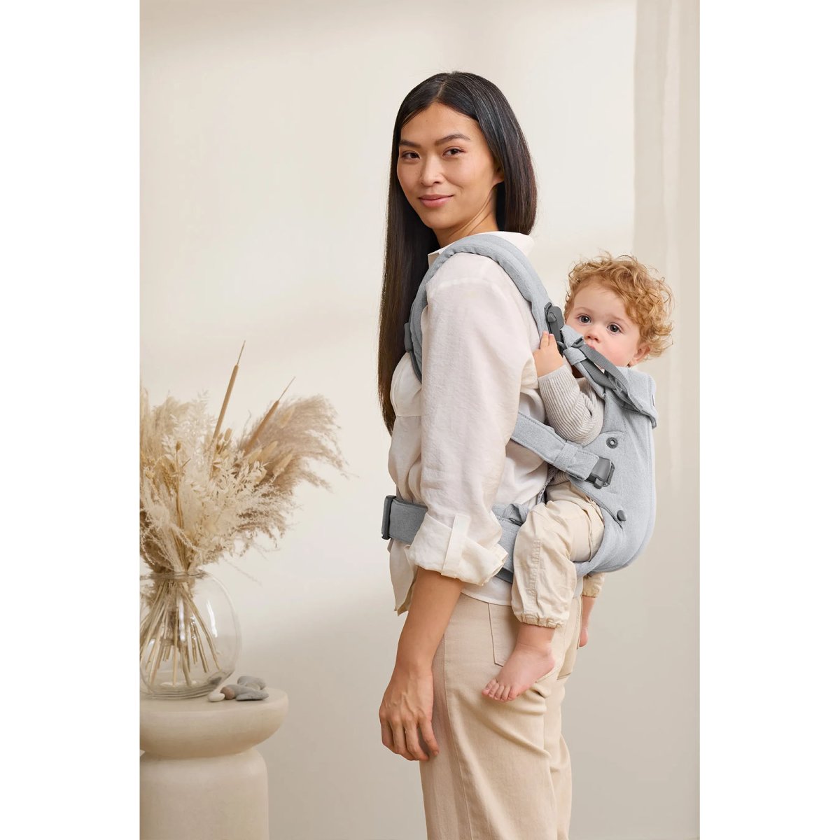 Baby Carrier Harmony Woven Melange Light Gray