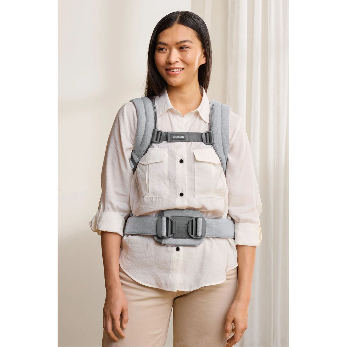 Baby Carrier Harmony Woven Melange Light Gray
