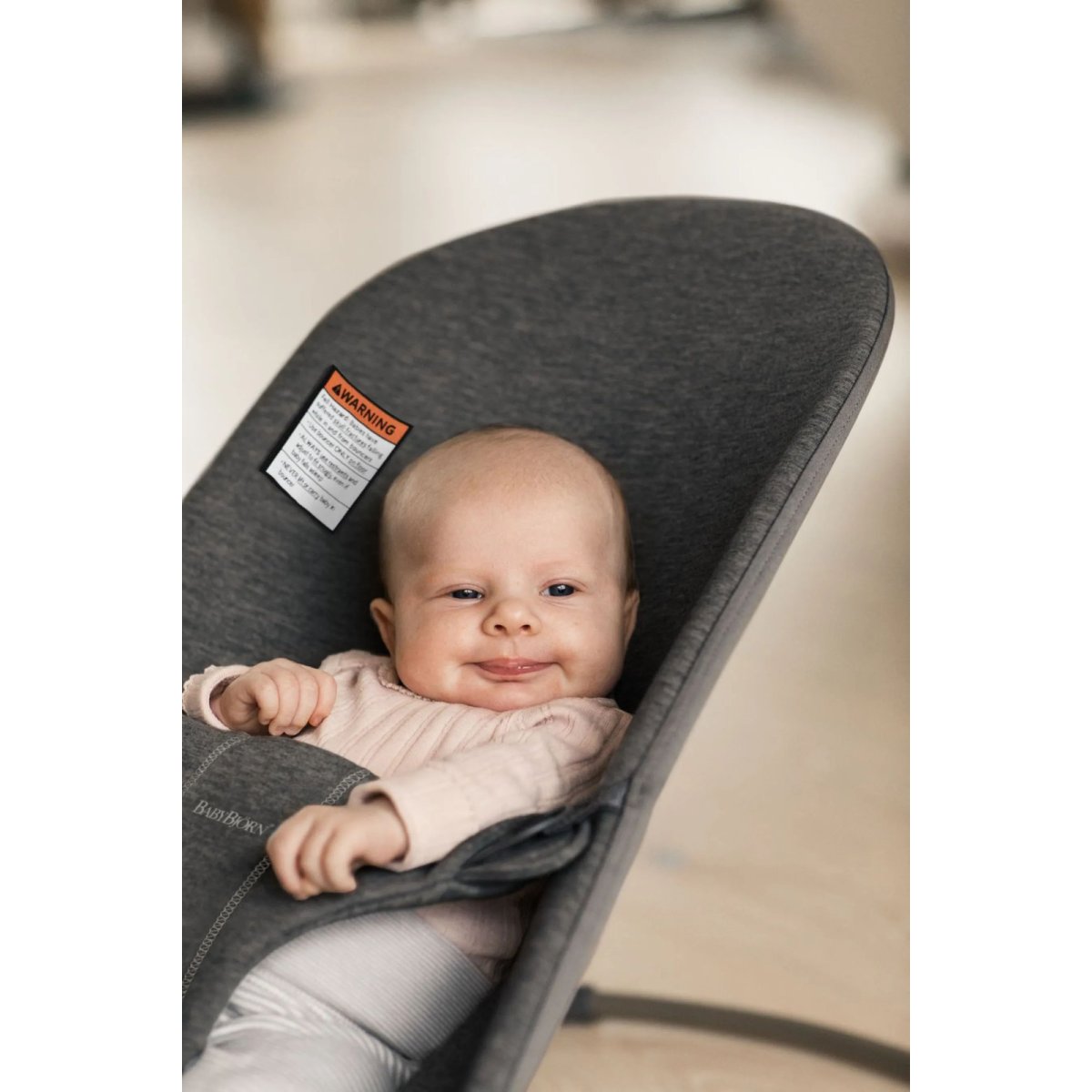 Bouncer Bliss, Dark Gray Frame - 3D Jersey, Charcoal