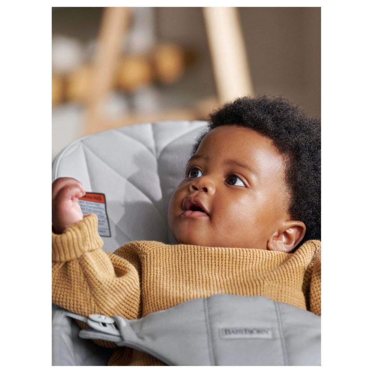 Bouncer Bliss, Woven, Light Gray Melange