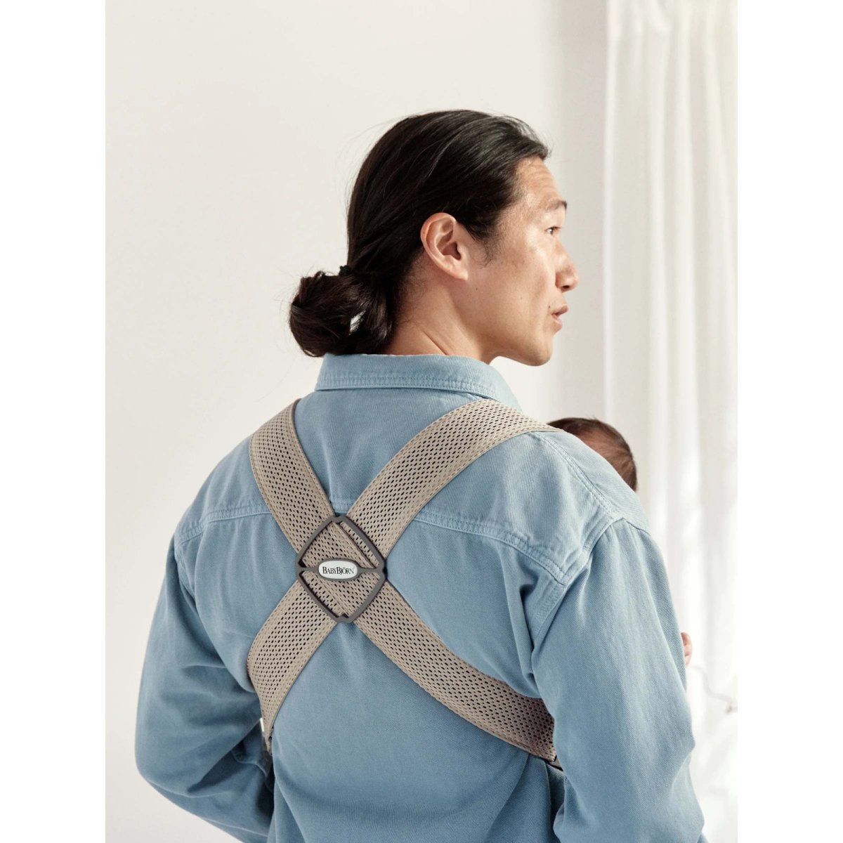 Baby Carrier Mini - 3D Mesh, Grey Beige