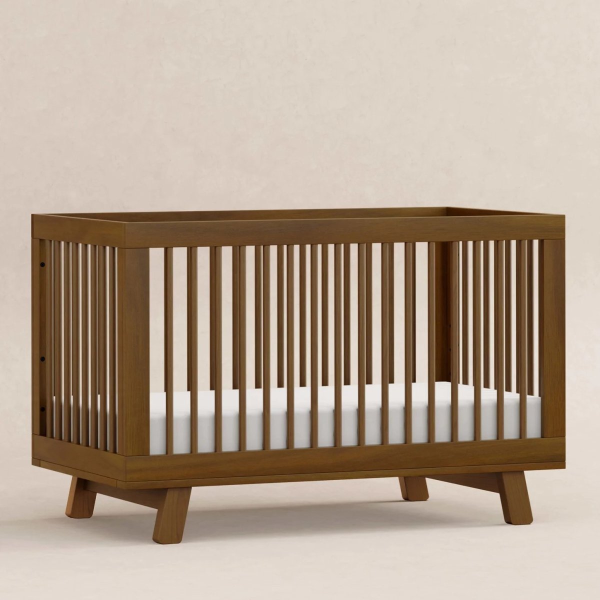 Scoot 3 In 1 Convertible Crib - Natural Walnut