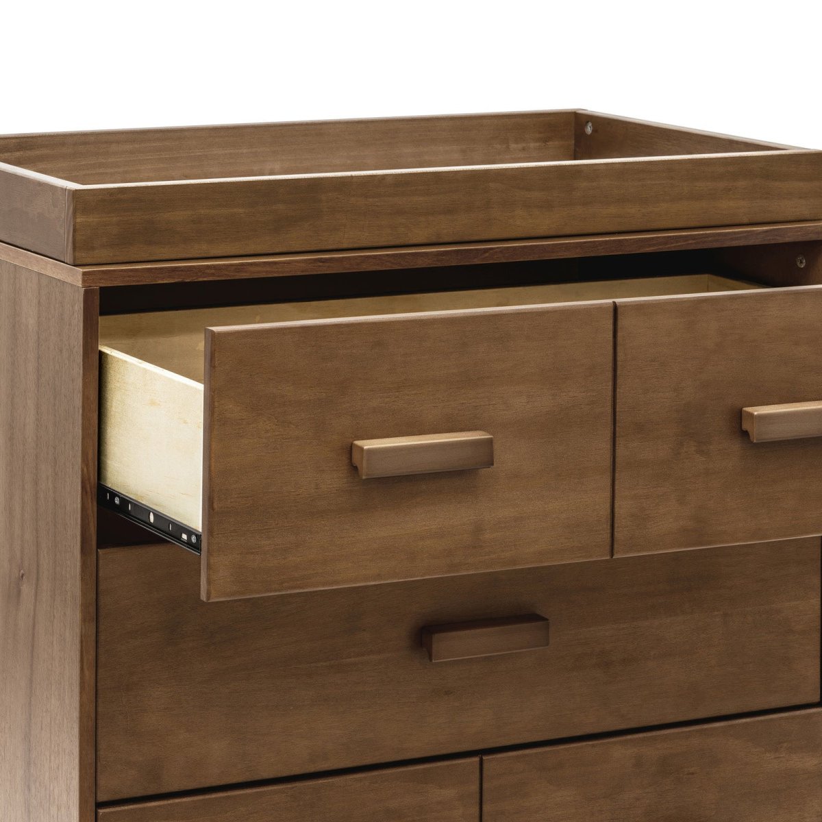 Scoot 3 Drawer Changer Dresser - Natural Walnut